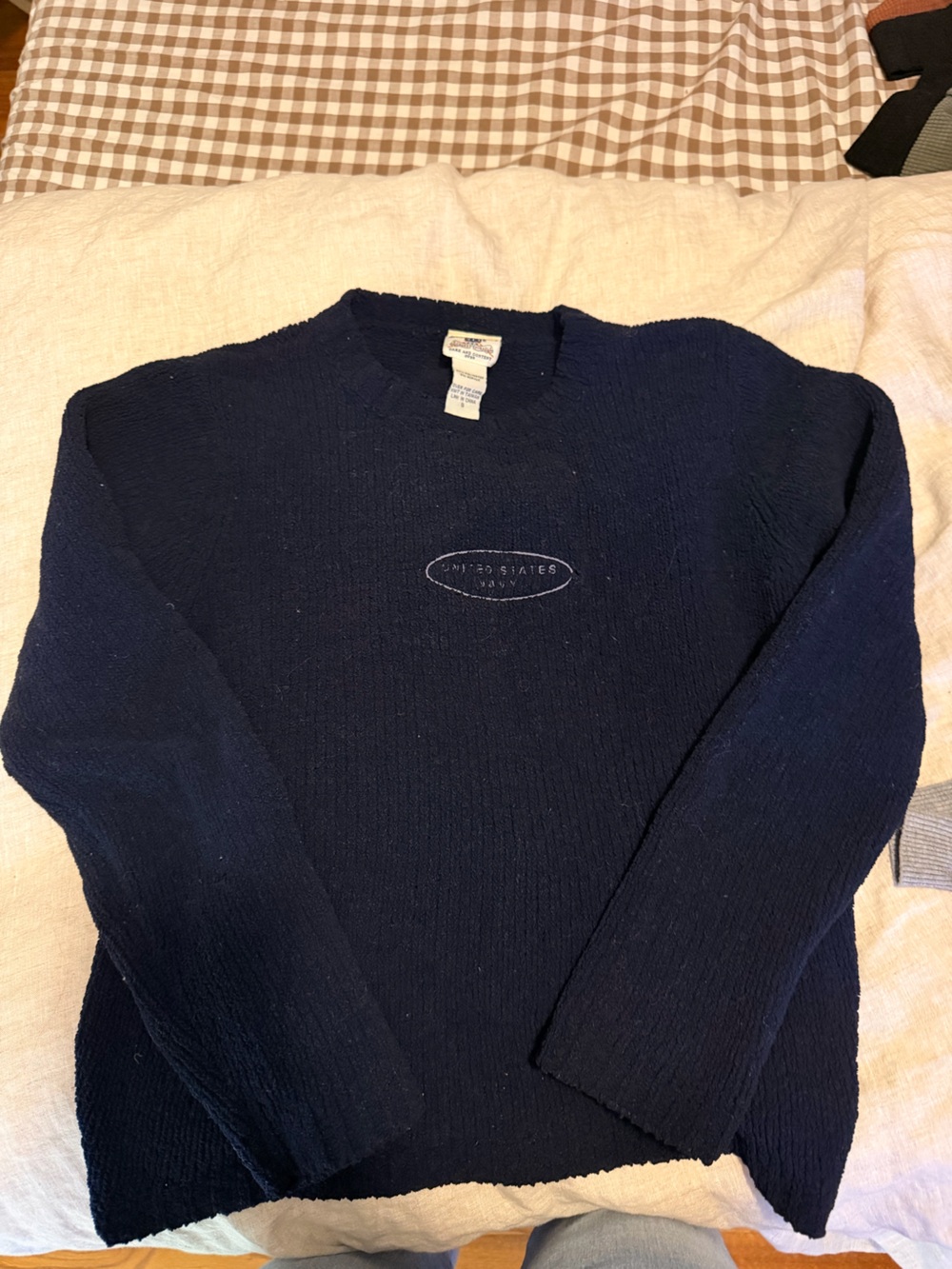 United States Navy Navy Blue Crewneck Sweater